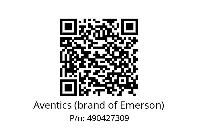   Aventics (brand of Emerson) 490427309