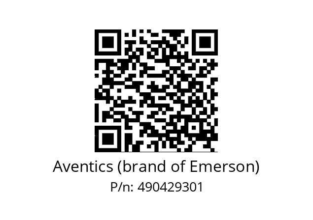   Aventics (brand of Emerson) 490429301