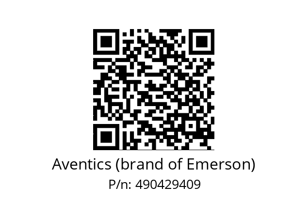   Aventics (brand of Emerson) 490429409