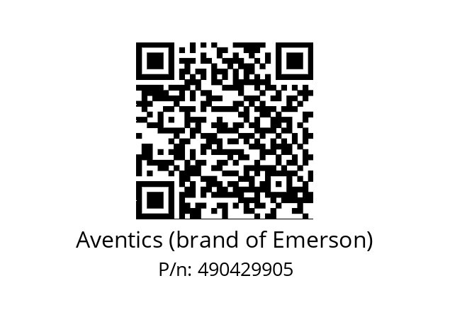   Aventics (brand of Emerson) 490429905