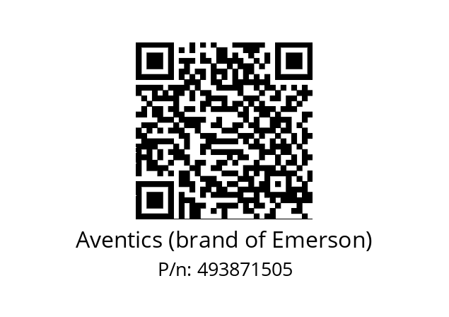   Aventics (brand of Emerson) 493871505