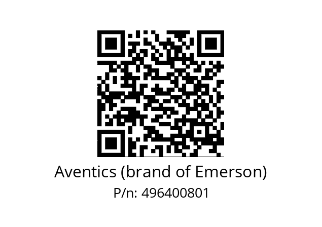   Aventics (brand of Emerson) 496400801