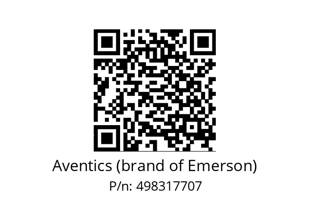   Aventics (brand of Emerson) 498317707