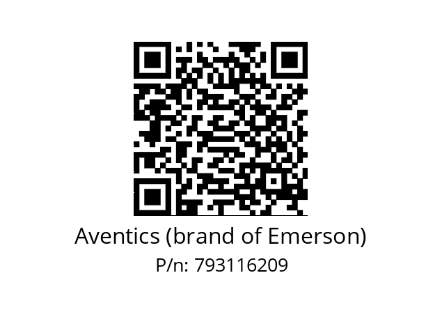   Aventics (brand of Emerson) 793116209