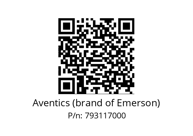   Aventics (brand of Emerson) 793117000