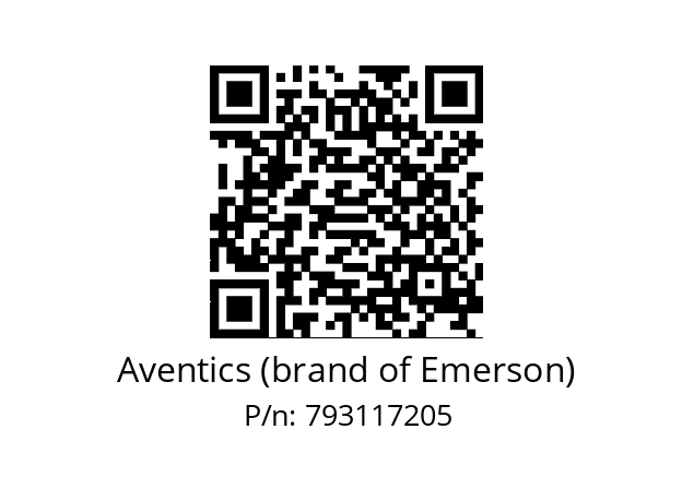   Aventics (brand of Emerson) 793117205