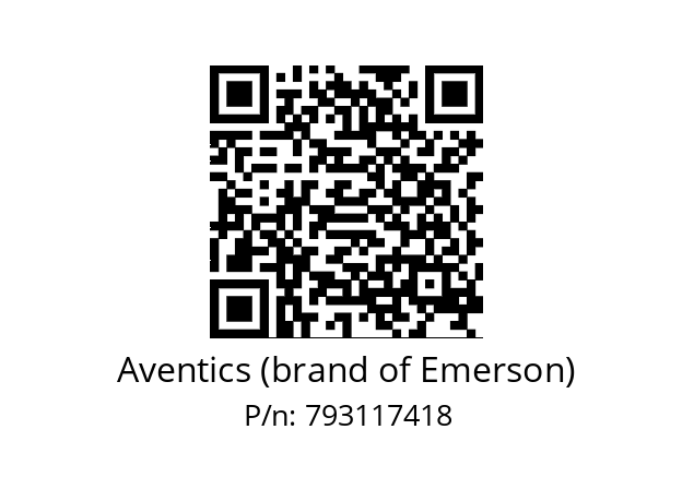   Aventics (brand of Emerson) 793117418