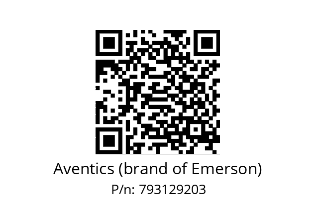   Aventics (brand of Emerson) 793129203