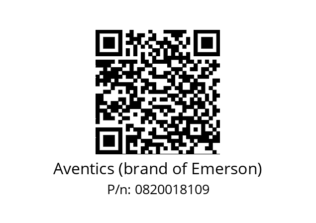   Aventics (brand of Emerson) 0820018109