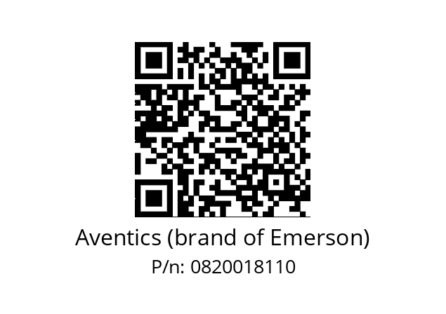   Aventics (brand of Emerson) 0820018110