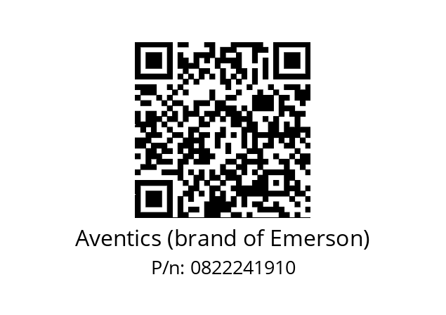   Aventics (brand of Emerson) 0822241910