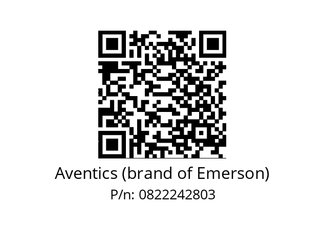   Aventics (brand of Emerson) 0822242803