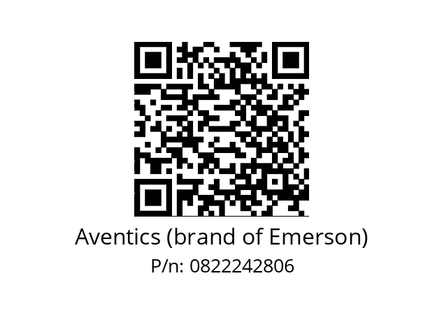   Aventics (brand of Emerson) 0822242806