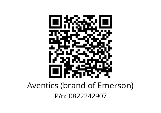   Aventics (brand of Emerson) 0822242907