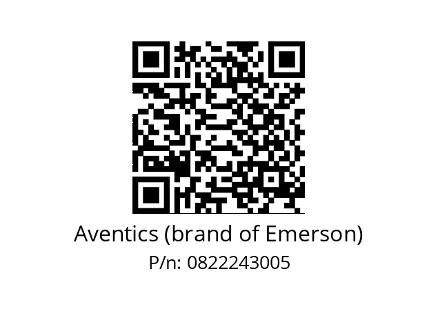   Aventics (brand of Emerson) 0822243005