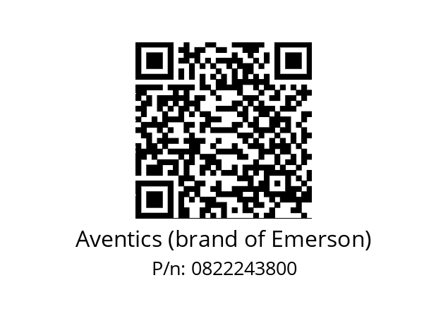   Aventics (brand of Emerson) 0822243800