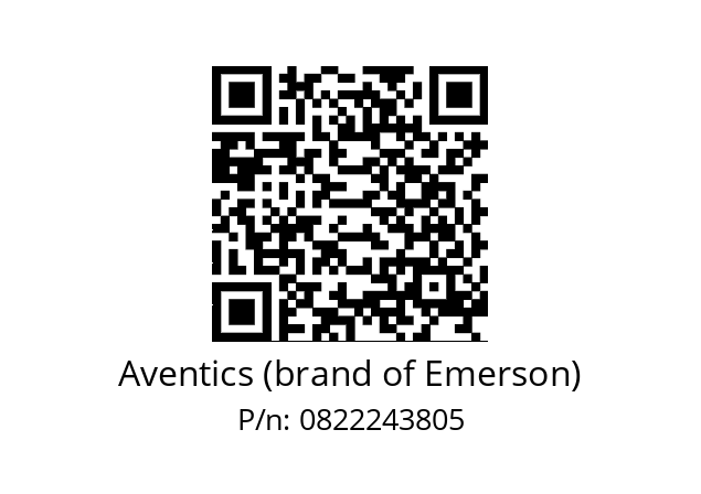   Aventics (brand of Emerson) 0822243805