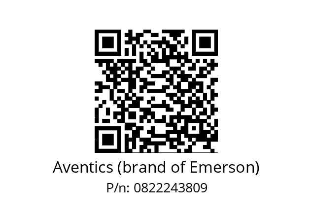   Aventics (brand of Emerson) 0822243809