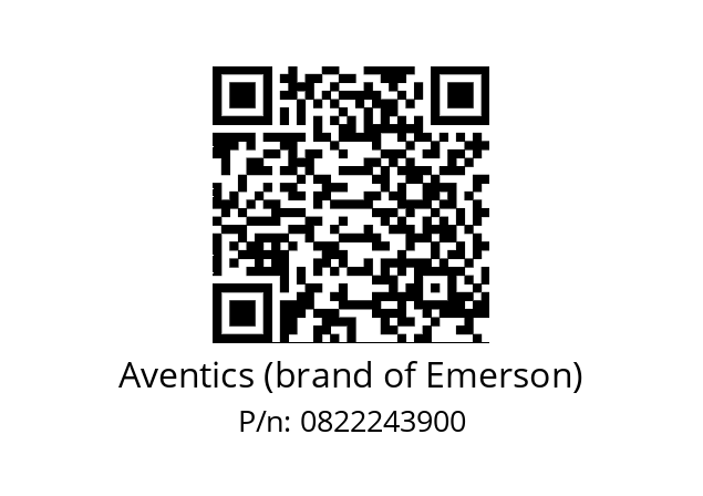   Aventics (brand of Emerson) 0822243900