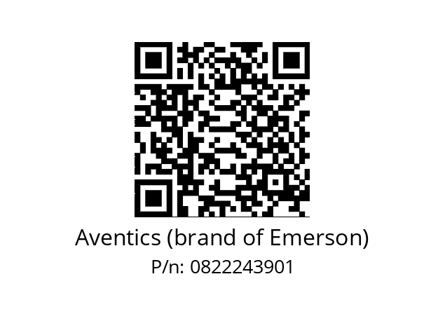   Aventics (brand of Emerson) 0822243901