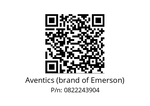   Aventics (brand of Emerson) 0822243904