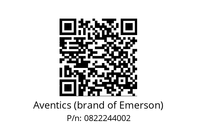   Aventics (brand of Emerson) 0822244002