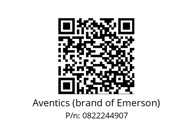   Aventics (brand of Emerson) 0822244907