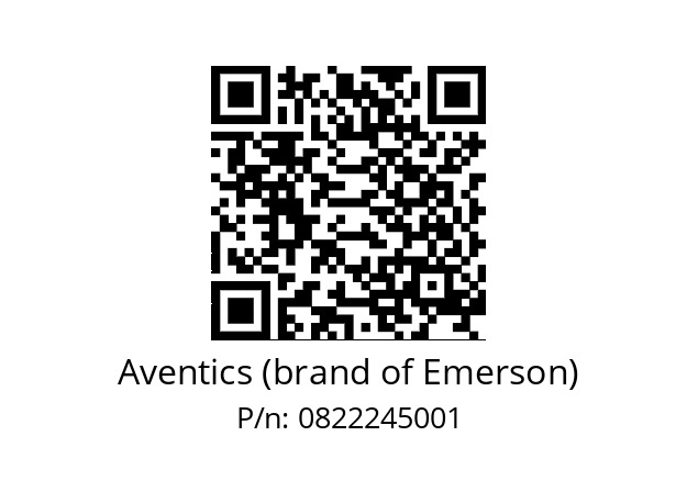   Aventics (brand of Emerson) 0822245001