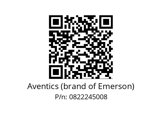   Aventics (brand of Emerson) 0822245008