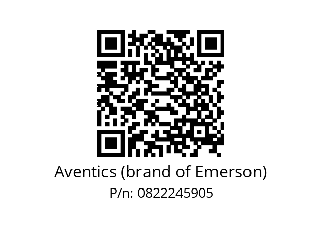   Aventics (brand of Emerson) 0822245905