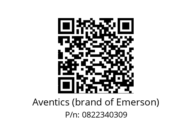   Aventics (brand of Emerson) 0822340309