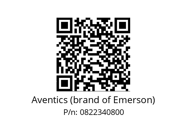   Aventics (brand of Emerson) 0822340800