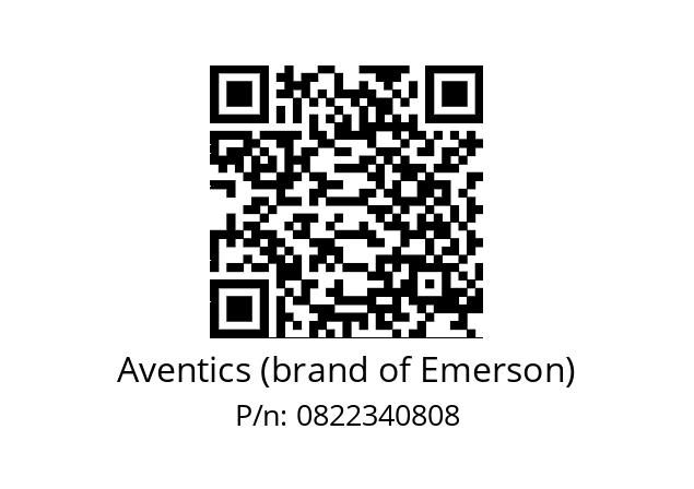   Aventics (brand of Emerson) 0822340808