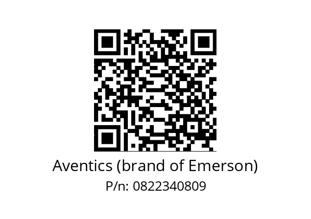   Aventics (brand of Emerson) 0822340809