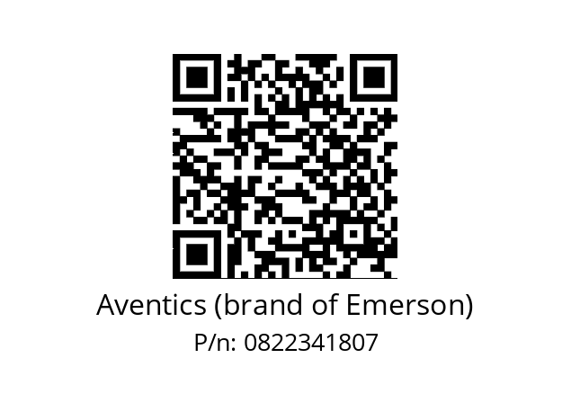   Aventics (brand of Emerson) 0822341807