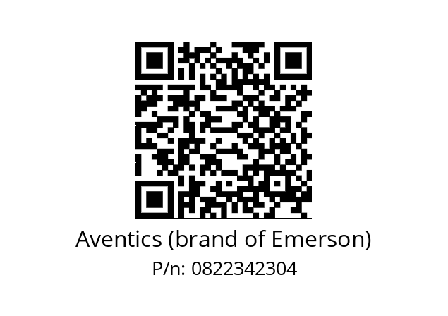   Aventics (brand of Emerson) 0822342304