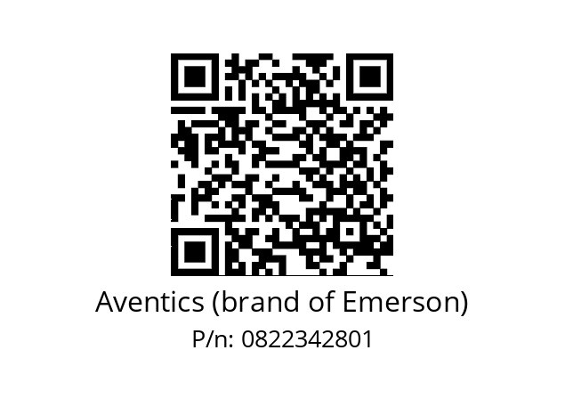   Aventics (brand of Emerson) 0822342801