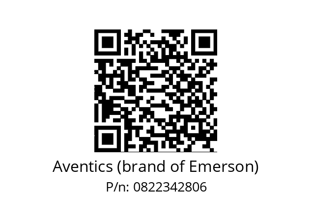   Aventics (brand of Emerson) 0822342806