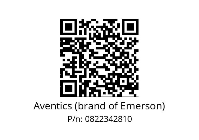   Aventics (brand of Emerson) 0822342810