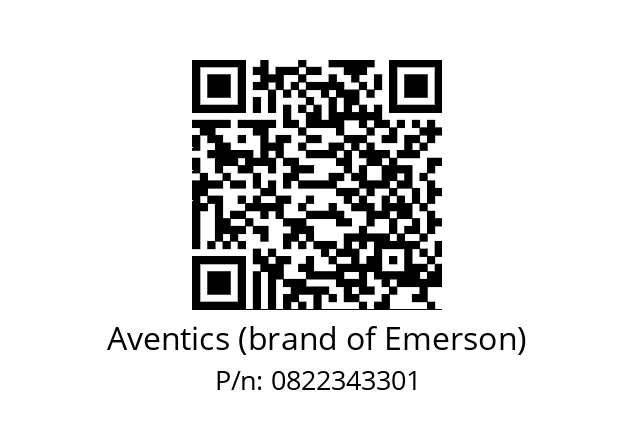   Aventics (brand of Emerson) 0822343301