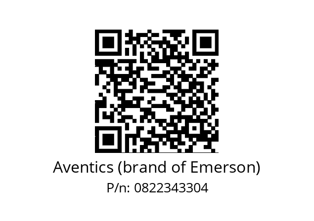   Aventics (brand of Emerson) 0822343304