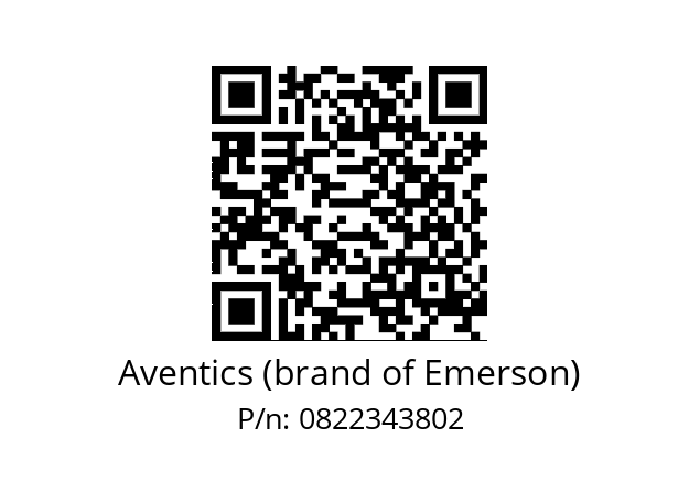   Aventics (brand of Emerson) 0822343802