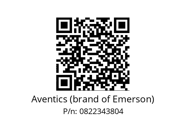   Aventics (brand of Emerson) 0822343804