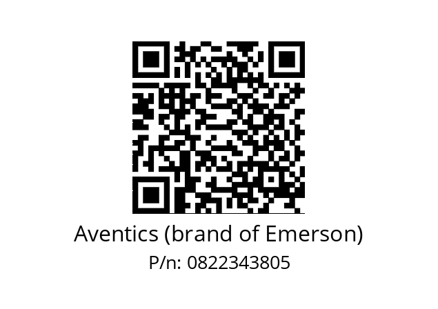   Aventics (brand of Emerson) 0822343805