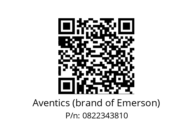   Aventics (brand of Emerson) 0822343810