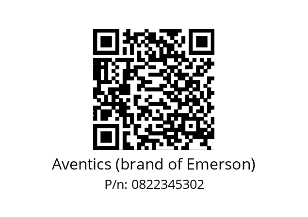   Aventics (brand of Emerson) 0822345302