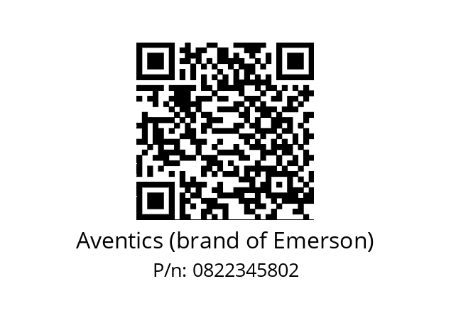   Aventics (brand of Emerson) 0822345802