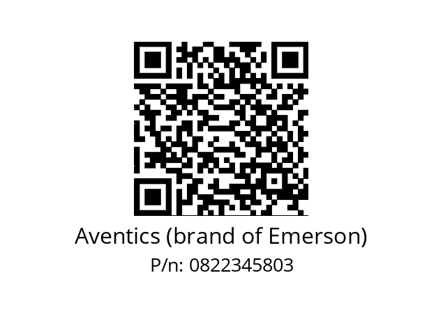   Aventics (brand of Emerson) 0822345803