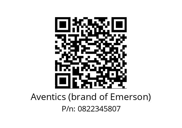   Aventics (brand of Emerson) 0822345807