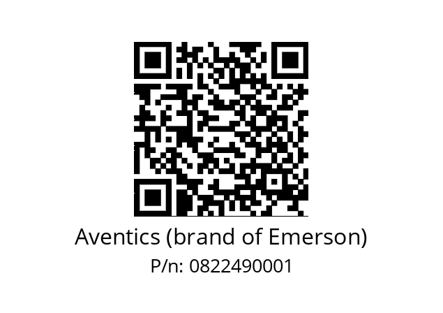   Aventics (brand of Emerson) 0822490001